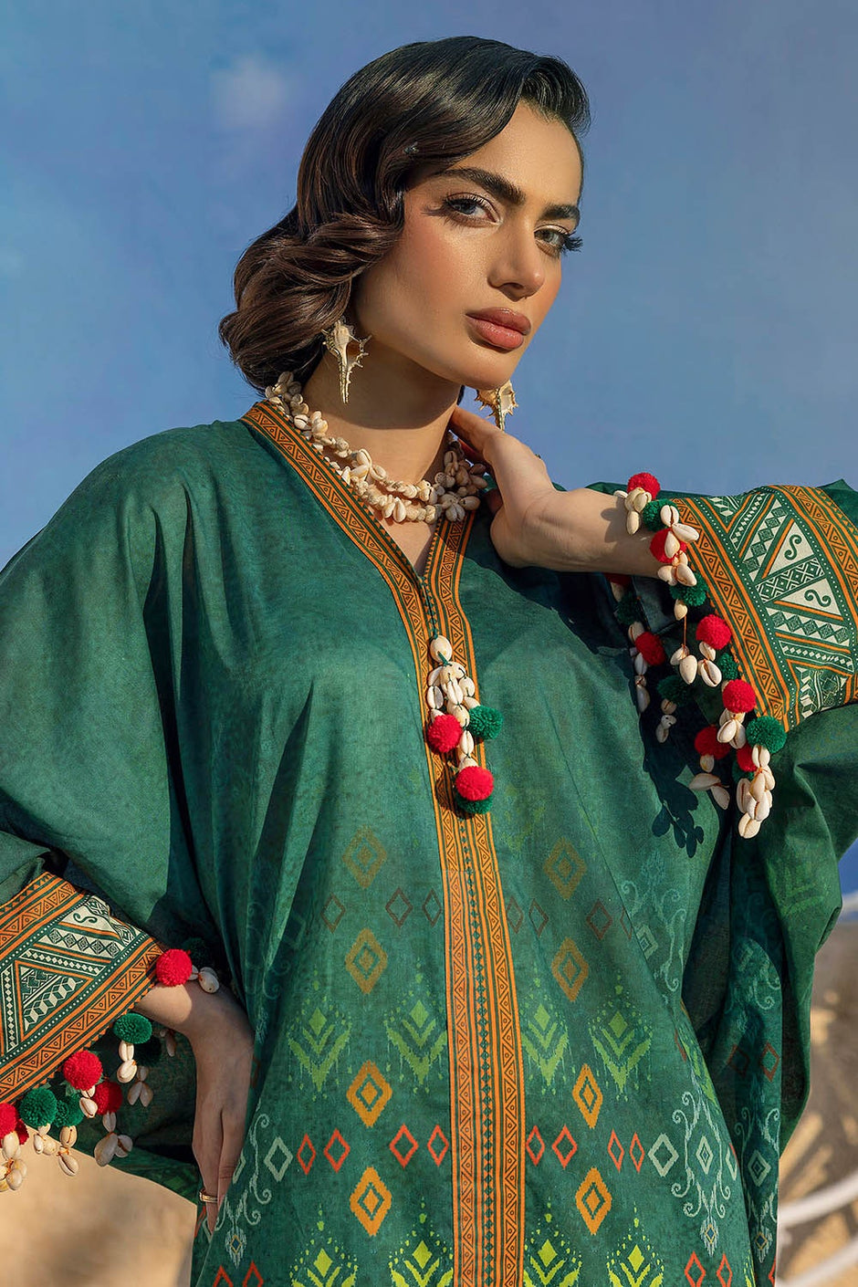 2 Piece Unstitched Printed Lawn Suit