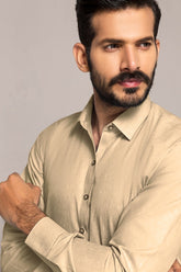 Light Beige Unstitched Fabric Gul Comfort