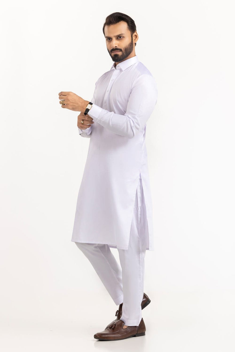 Gul Capri Latha Unstitched Fabric Cotton-LF