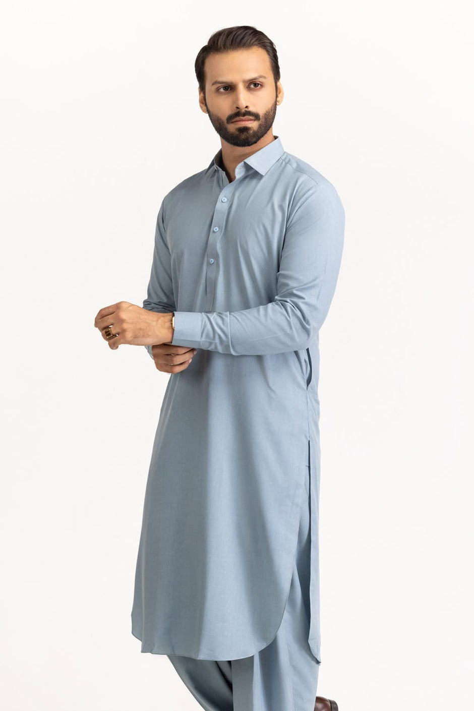 Gul Makhmal Unstitched Fabric Blended-LF
