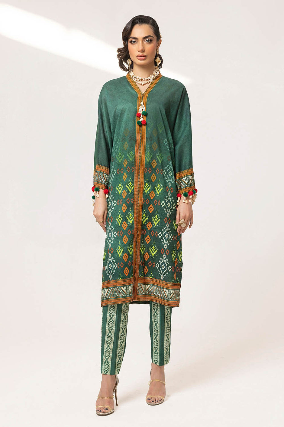 2 Piece Unstitched Printed Lawn Suit