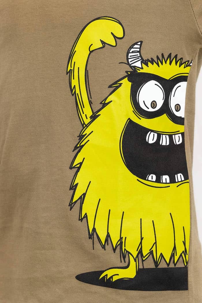 Toddler Boy Olive Knit T-Shirt 224-513-023