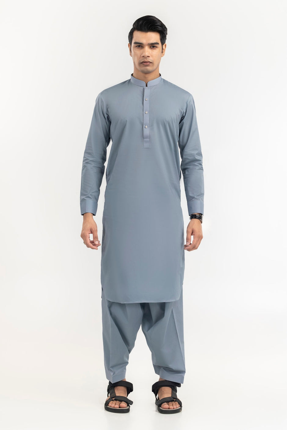 Gul Capri Latha Unstitched Fabric Cotton-LF