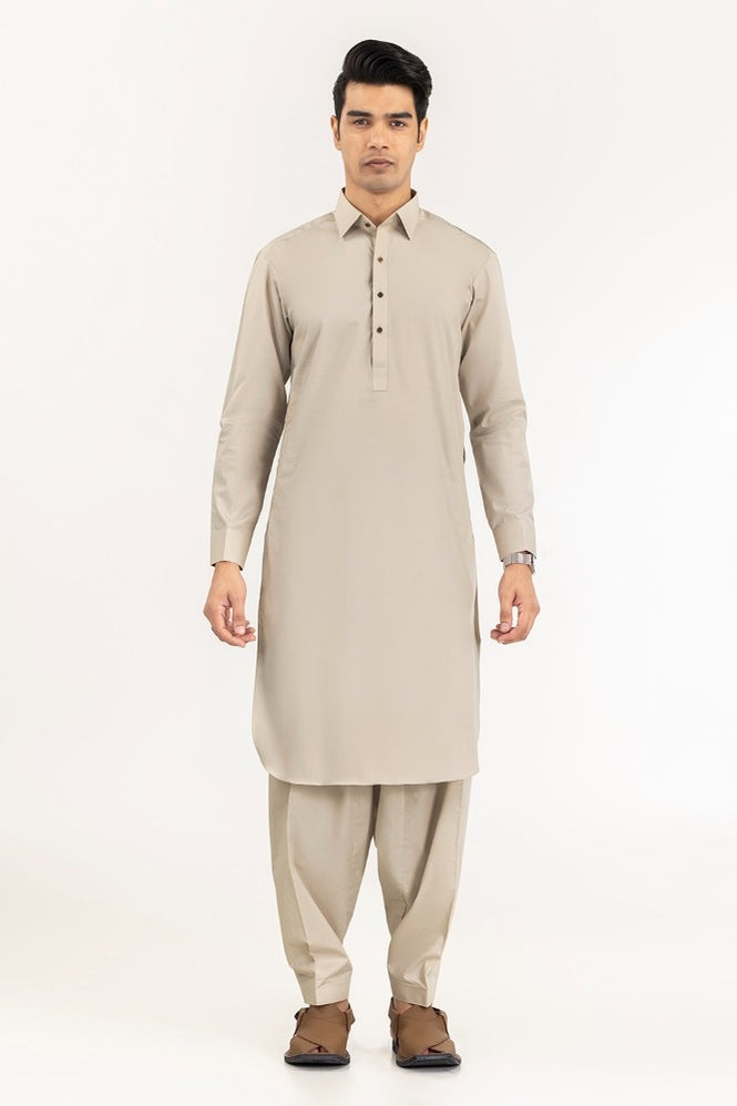 Black Gold Latha Unstitched Fabric Cotton-LF