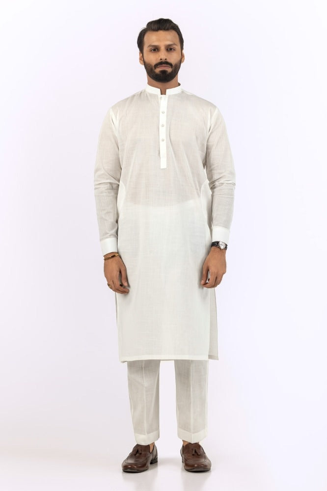 Vision Albite Unstitched Fabric Blended