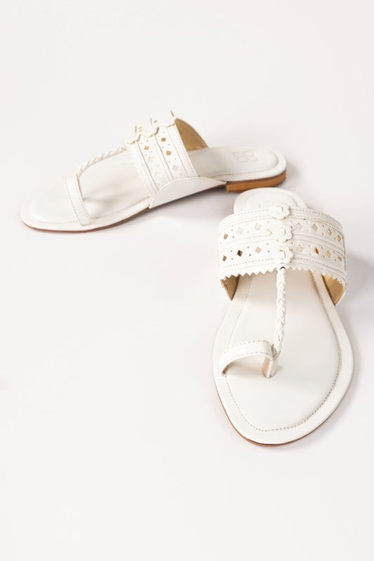 White Kolhapuri IWE-KLP24-008
