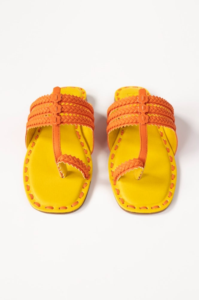 Yellow Kolhapuri