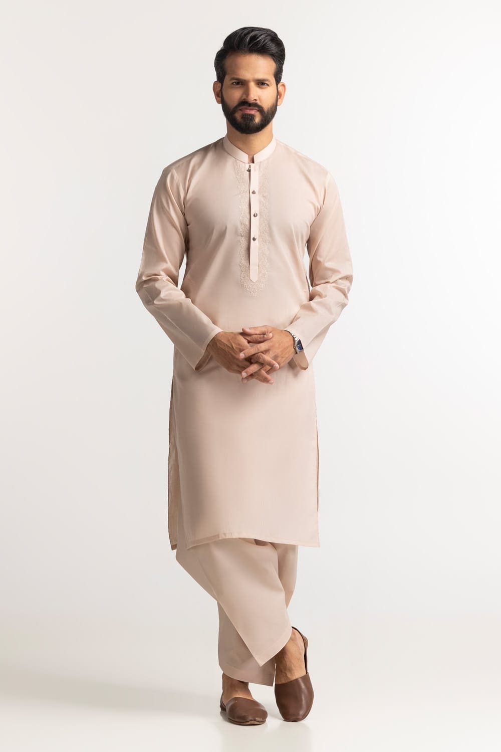 Embroidered Collection FD C003 Unstitched Fabric Cotton with Gift Box