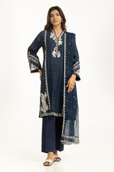 3PC Denier Jacquard Embroidered Suit IPSTD-44443