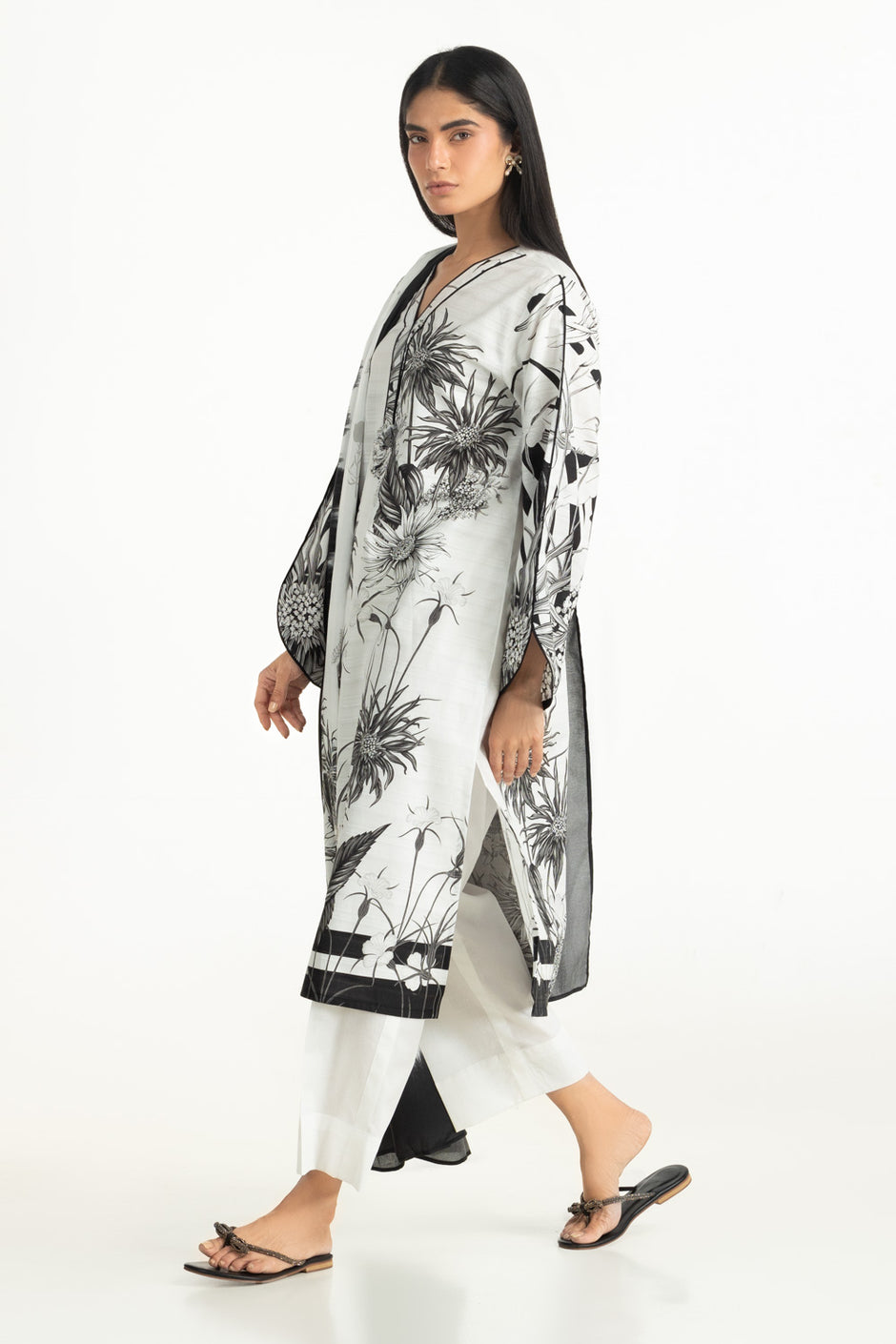 3PC Dobby Printed Suit