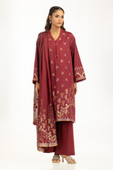 3PC Doria Lawn Jacquard Suit IUSTKSD-1083