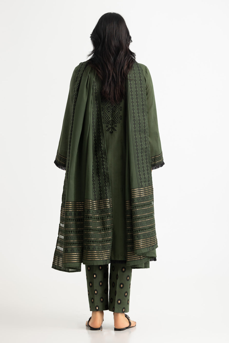 3PC Jacquard Dyed Suit