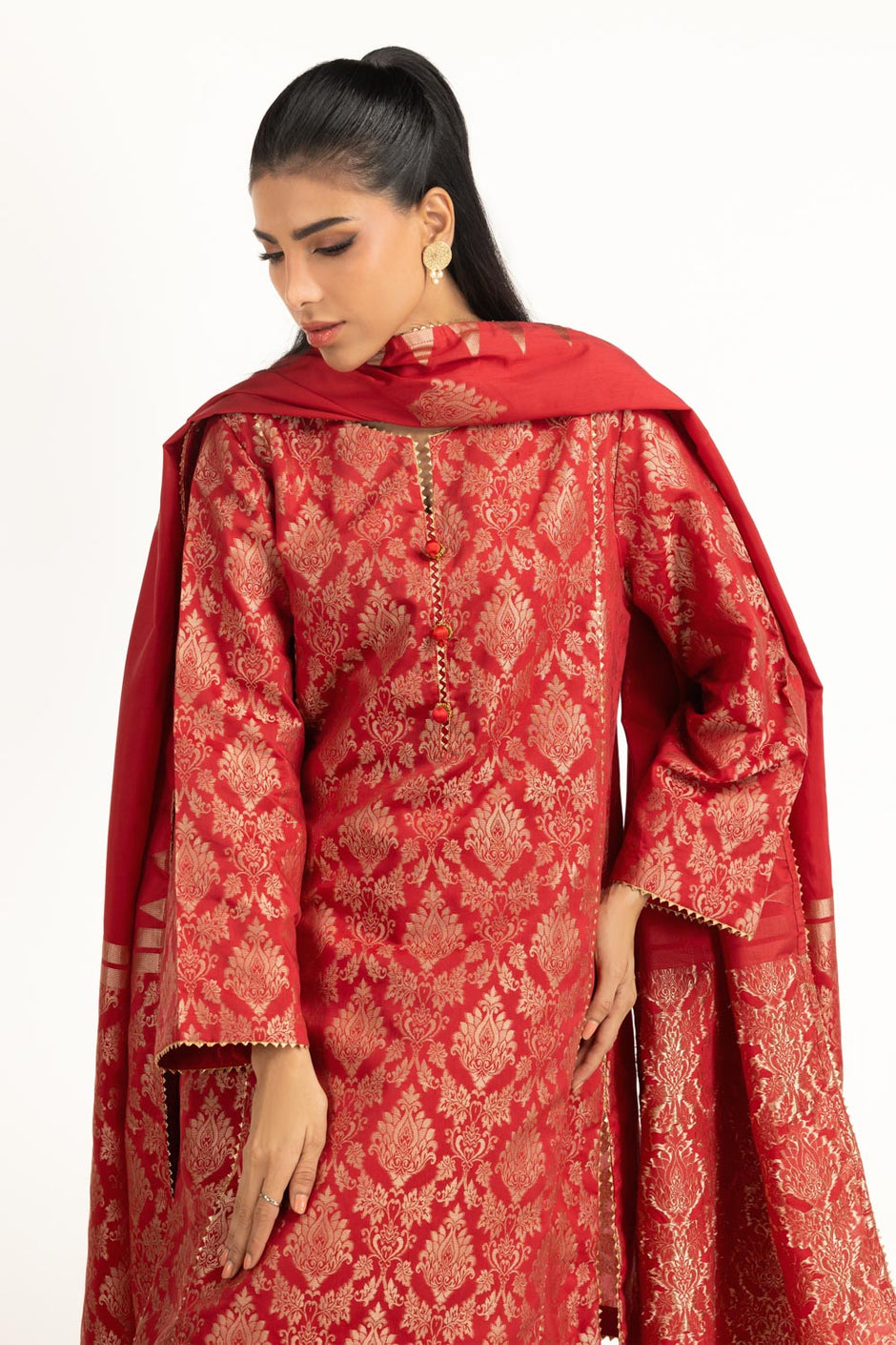 3PC Jacquard Suit