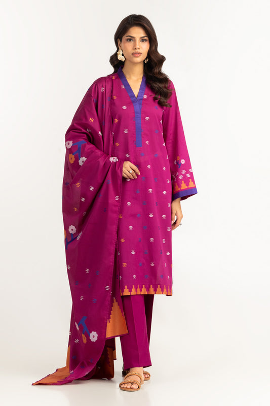 3PC Jacquard Suit IUSTKSD-2132