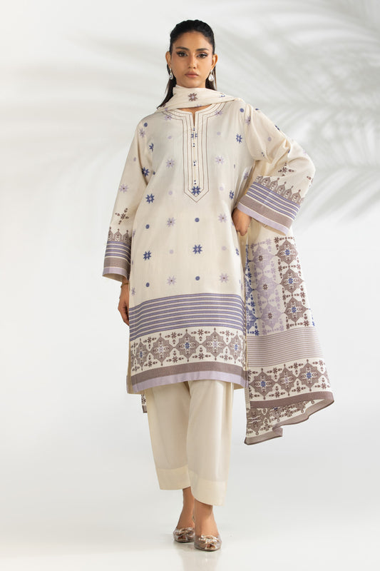 3PC Jacquard Suit IUSTKSD-2237