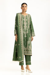 3PC Karandi Embroidered Suit IUSTKSD-1198