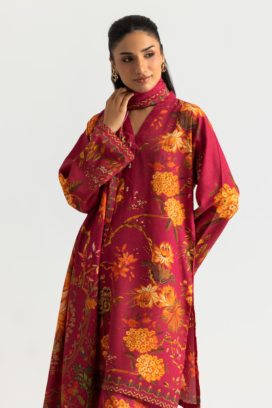 3PC Karandi Printed Suit