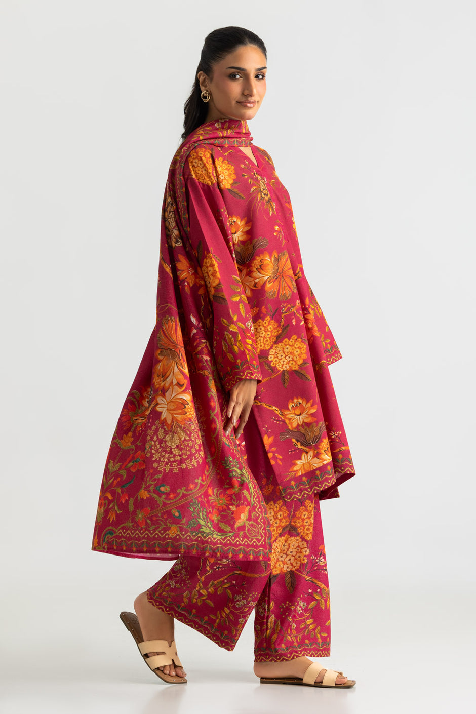 3PC Karandi Printed Suit