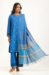 3PC Khaddar Block Printed Suit Ipstd-55206