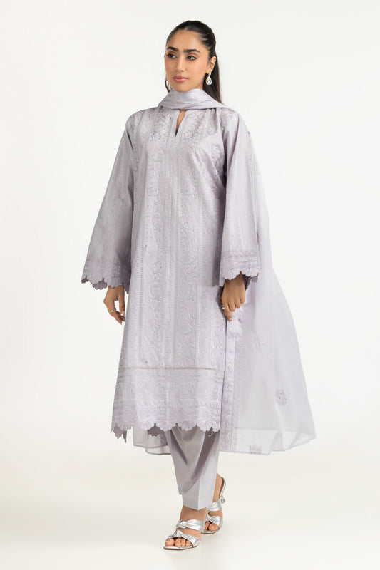 3PC Lawn Embroidered Suit IUSTKSD-2075