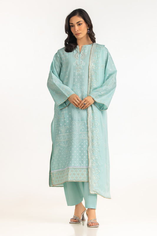 3PC Lawn Embroidered Suit IUSTKSD-2082