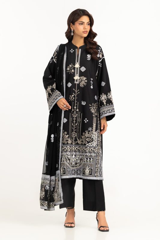 3PC Lawn Embroidered Suit IUSTKSD-2211