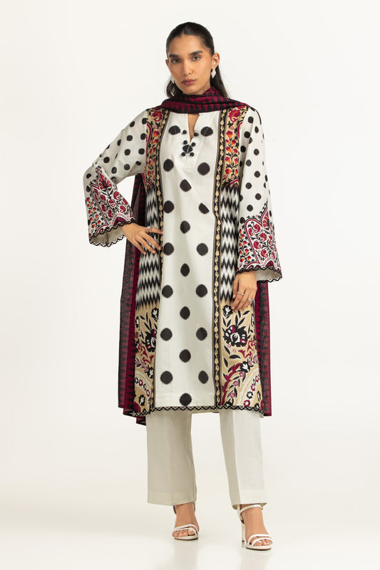 3PC Lawn Printed Suit IUSTKSD-2079