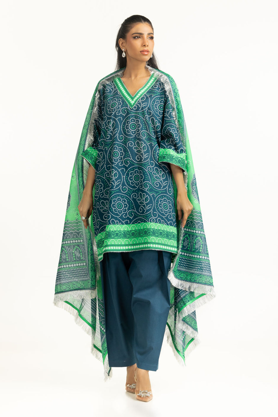3PC Printed Lawn Suit