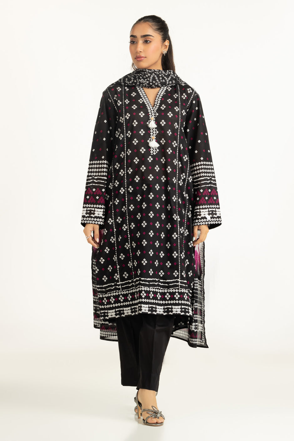 3PC Printed Lawn Suit