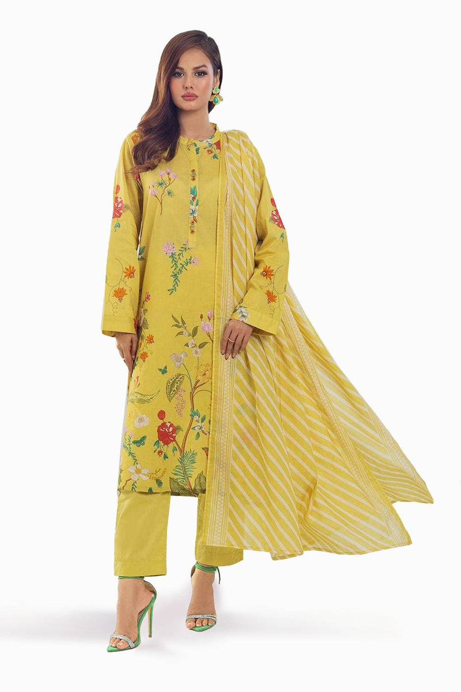 3 Piece Printed Lawn Suit