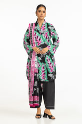 3PC Jacquard Printed Suit IUSTKSD-559