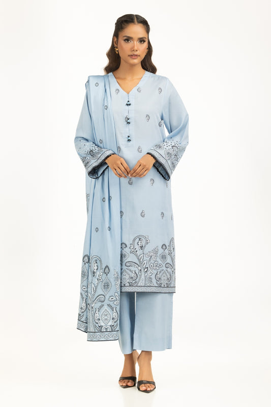 3PC Jacquard Suit IUSTKSD-1105