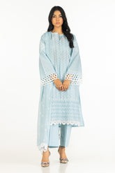 3PC Lawn Embroidered Suit IUSTKSD-602
