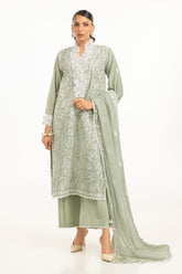 3PC Lawn Embroidered Suit IUSTKSD-735