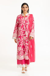 3Pc Lawn Embroidered Suit IUSTKSD-942