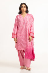 3PC Lawn Lacquer And Embroidered Suit IUSTKSD-689