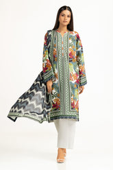 3Pc Lawn Printed Suit IUSTKSD-1044