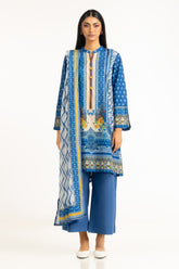 3PC Lawn Printed Suit IUSTKSD-1047