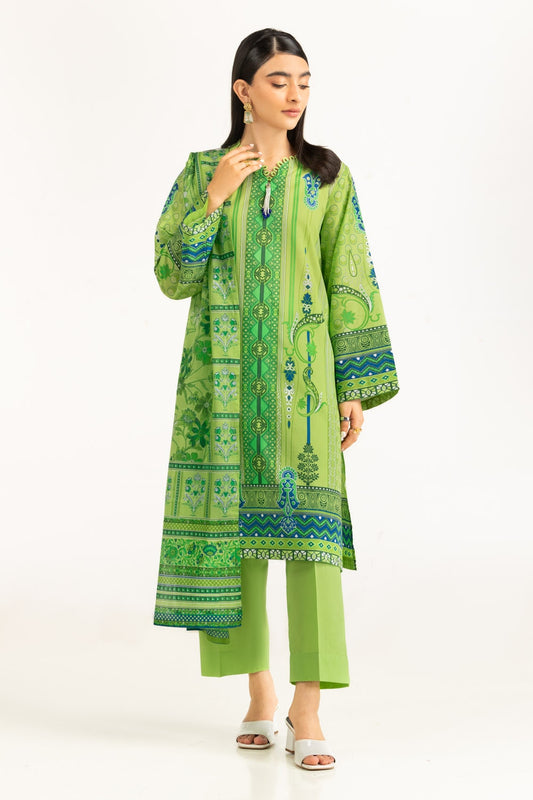 3PC Lawn Printed Suit IUSTKSD-1165