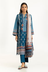 3PC Lawn Printed Suit IUSTKSD-1180