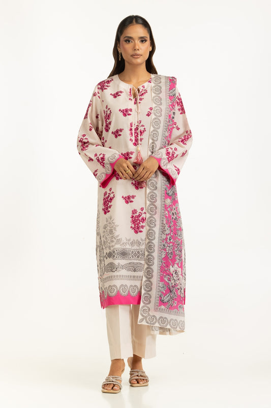 3PC Lawn Printed Suit IUSTKSD-1181