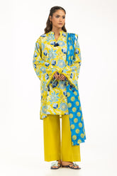 3PC Lawn Printed Suit IUSTKSD-1183