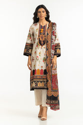 3PC Lawn Printed Suit IUSTKSD-519