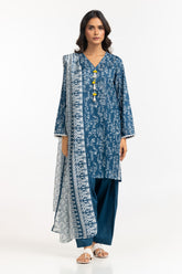 3PC Lawn Printed Suit IUSTKSD-528