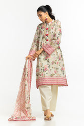 3PC Lawn Printed Suit IUSTKSD-542
