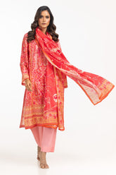 3PC Lawn Printed Suit IUSTKSD-679