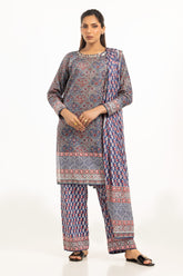 3PC Lawn Printed Suit IUSTKSD-803