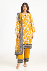 3PC Lawn Printed Suit IUSTKSD-837