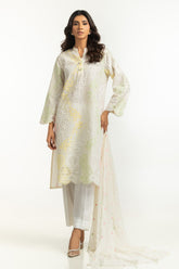 3PC Lawn Schiffli Embroidered Suit IUSTKSD-618