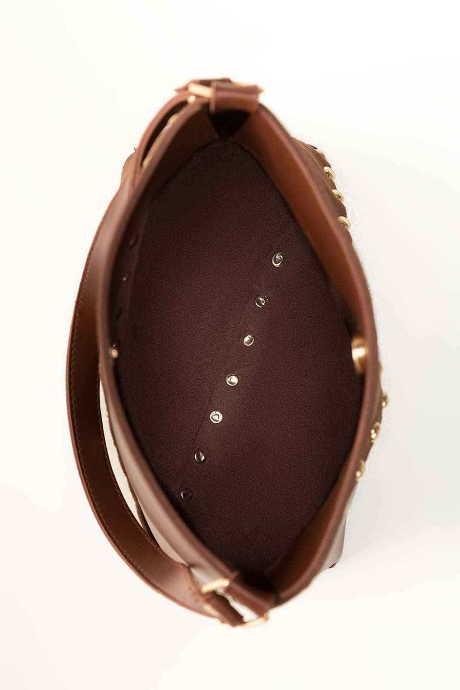 Brown Bucket Bag